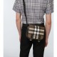 Checked shoulder bag