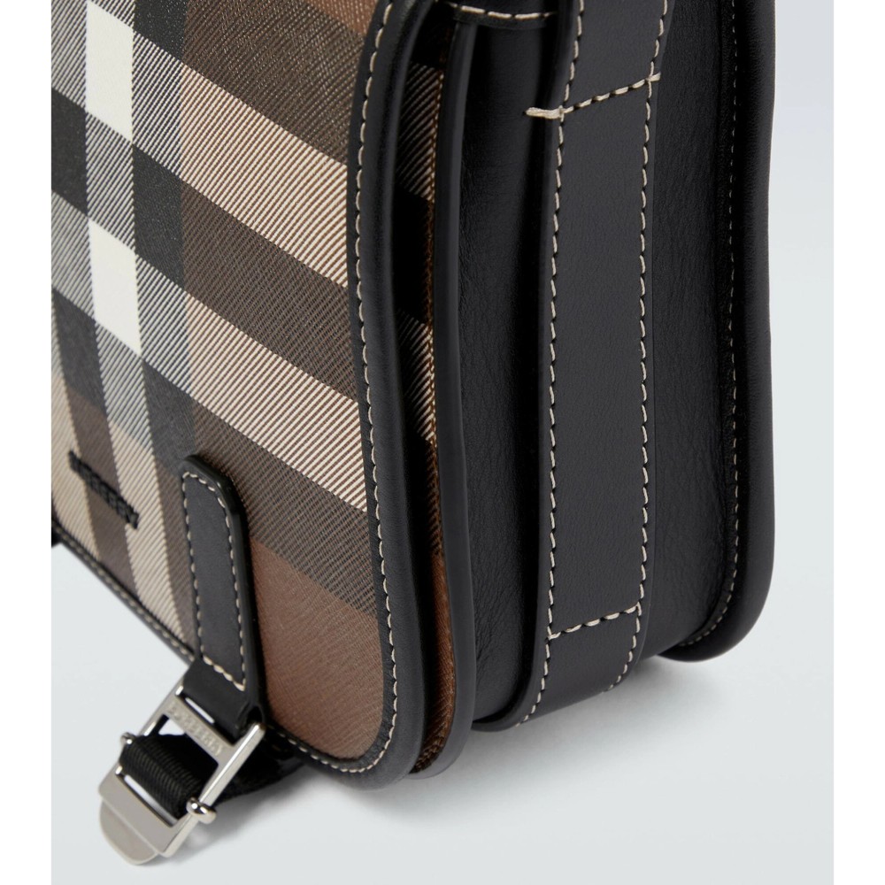 Checked shoulder bag