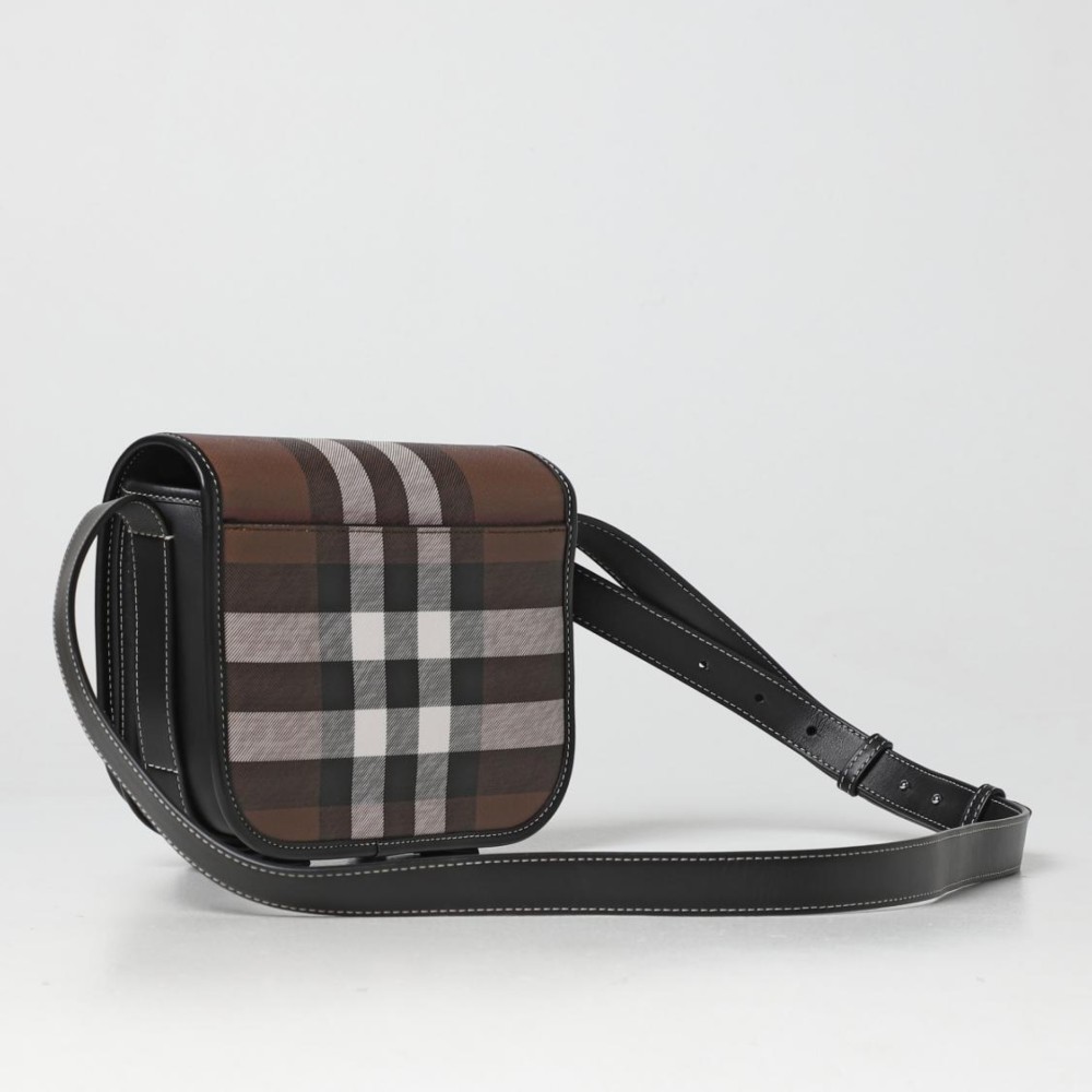 Checked shoulder bag