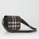 Checked shoulder bag
