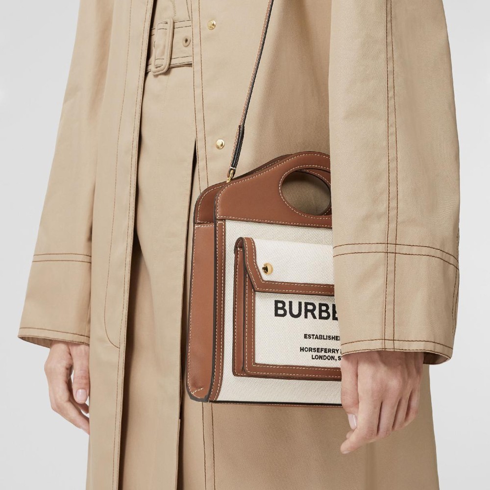 Mini Two-Tone Pocket Bag