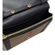 Burberry Check Canvas & Leather