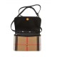 Burberry Check Canvas & Leather