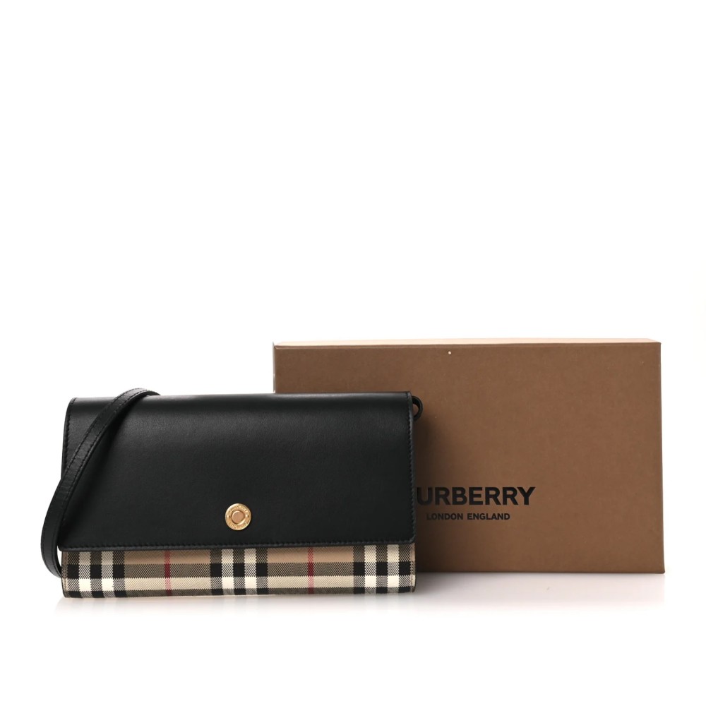 Vintage Check Wallet