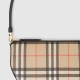 Vintage check olympia pouch in archive beige