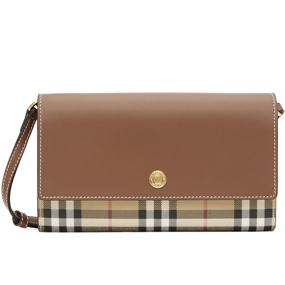 Vintage Check Wallet