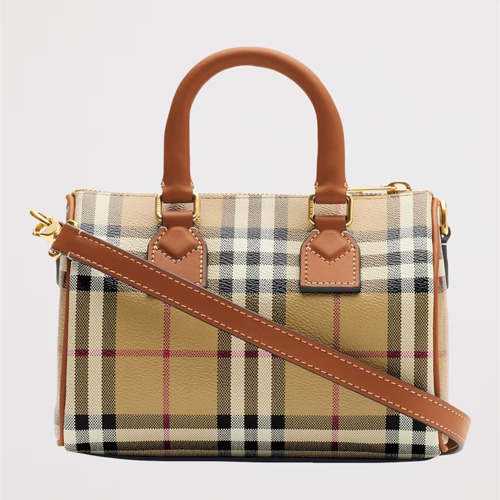 Mini Check Bowling Bag