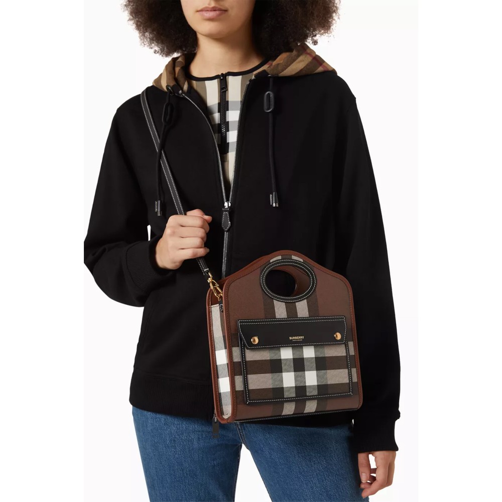 Mini pocket tote bag