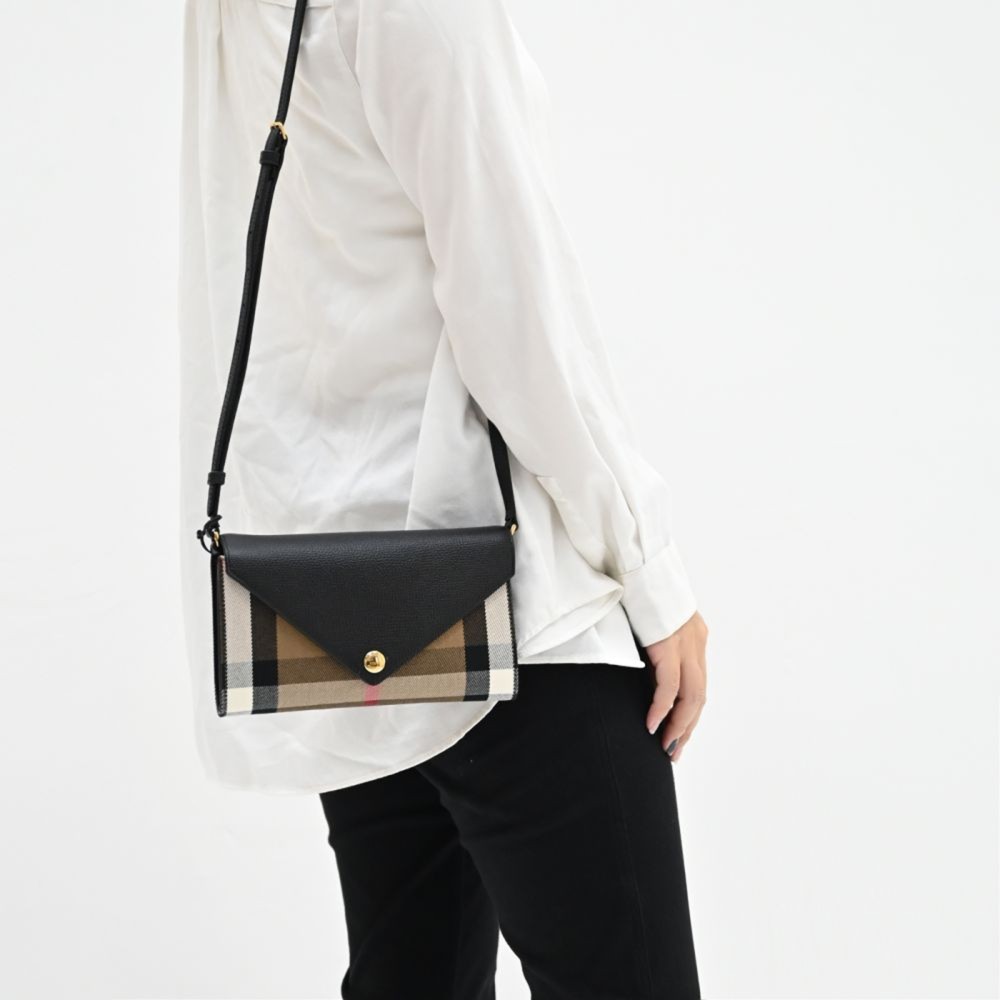 Hannah Check Shoulder Bag
