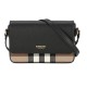 Hampshire Check Canvas Leather Crossbody