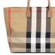 London Check Canvas Medium Tote Bag