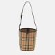 Check Bucket Shoulder Bag
