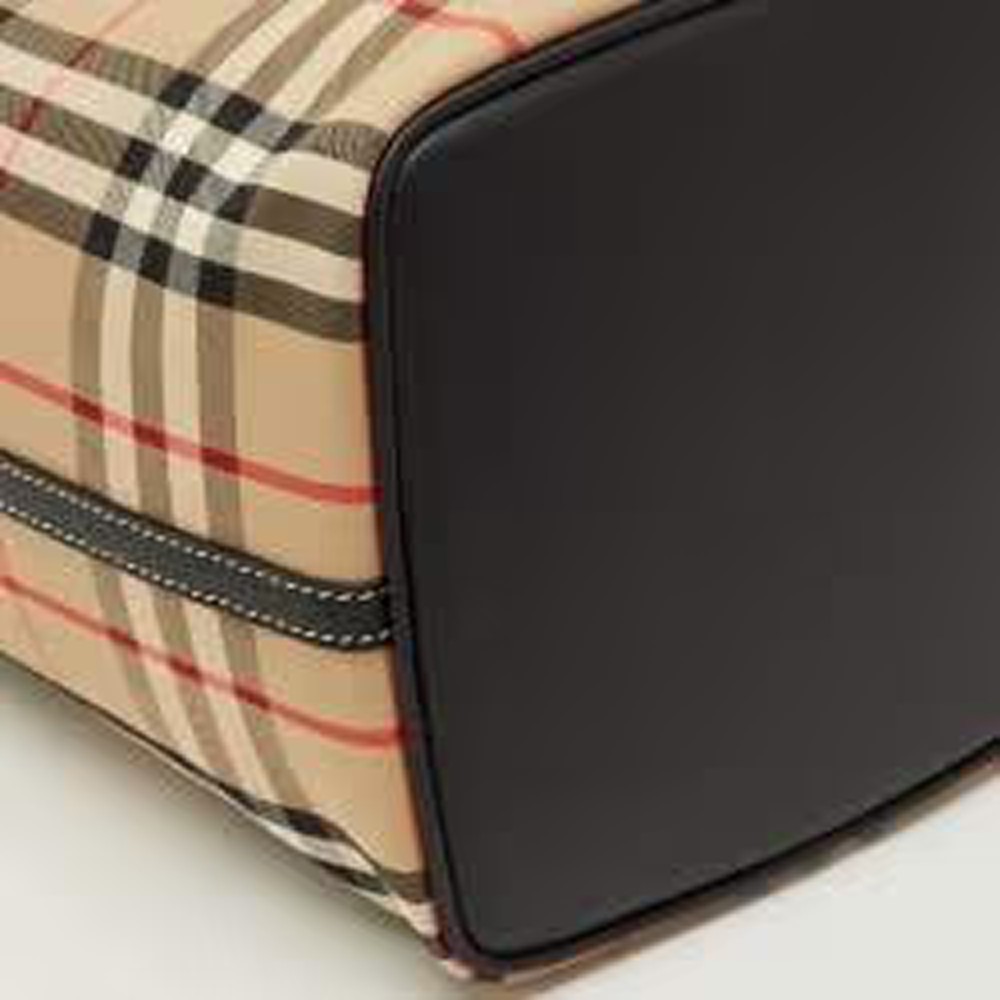Check Bucket Shoulder Bag
