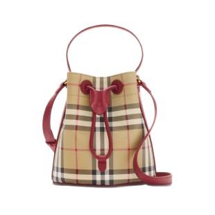 Mini Check Bucket Bag