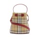 Mini Check Bucket Bag