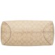 Canvas With Leather Tote Bag Shopping Bag Combo Bag Handbag Shoulder Bag Large Women S Khaki Pink