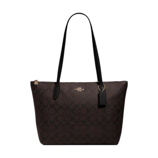 Pvc Tote Bag Shopping Bag Shoulder Bag Medium Size Women S Dark Brown