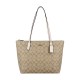 Tote 30 Monogram Tote Shoulder Bag Women S Khaki White