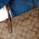Zip Top Tote Pvc Shoulder Bag Medium Women S Brown Monogram