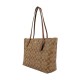 Zip Top Tote Pvc Shoulder Bag Medium Women S Brown Monogram