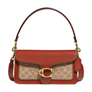 Tabby Leather Shoulder Bag Crossbody Bag Shoulder Bag Women S Rusty Red