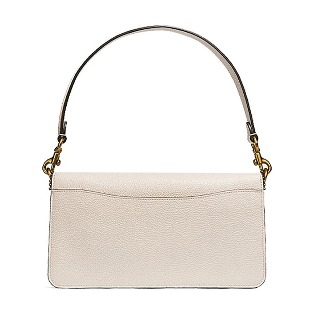 Tabby Cow Leather Shoulder Bag Medium Women S White