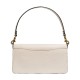 Tabby Cow Leather Shoulder Bag Medium Women S White