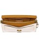 Tabby Polished Pebbled Leather Wine God Bag Shoulder Bag Crossbody Bag Medium Size Women S White