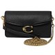 Tabby Polished Pebbled Leather Shoulder Bag Crossbody Bag Mini Women S Black