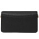 Tabby Polished Pebbled Leather Shoulder Bag Crossbody Bag Mini Women S Black