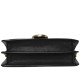 Tabby Polished Pebbled Leather Shoulder Bag Crossbody Bag Mini Women S Black