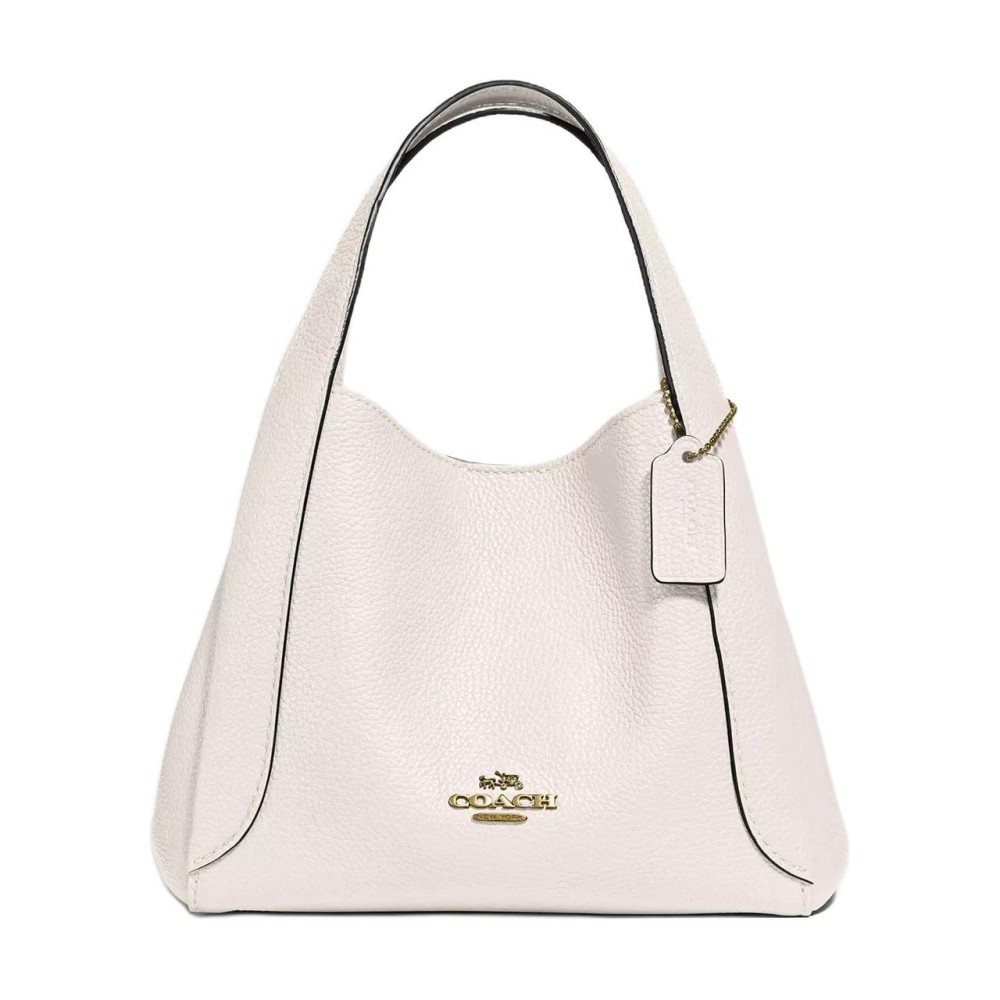 Hadley Coated Canvas With Cow Leather Handbag Small Women S White