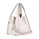 Hadley Coated Canvas With Cow Leather Handbag Small Women S White