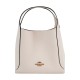 Hadley Coated Canvas With Cow Leather Handbag Small Women S White
