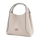 Hadley Coated Canvas With Cow Leather Handbag Small Women S White