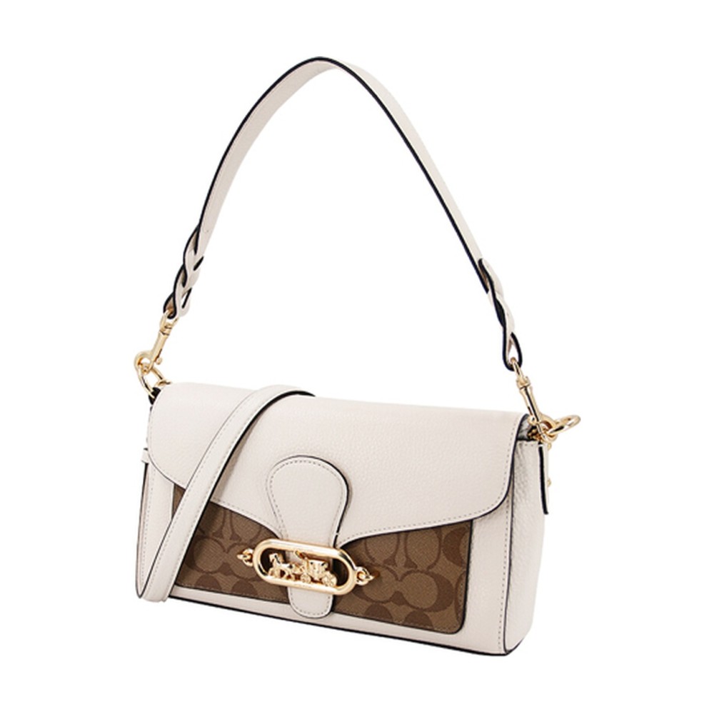Jade Leather Zhi Sheng Bag Shoulder Bag Handbag Shoulder Bag Crossbody Bag 26 Women S White Dark Brown Monogram