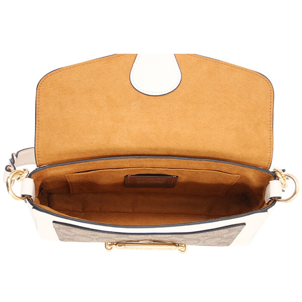 Jade Leather Zhi Sheng Bag Shoulder Bag Handbag Shoulder Bag Crossbody Bag 26 Women S White Dark Brown Monogram