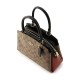 Lillie Canvas With Leather Handbag Shoulder Bag Crossbody Bag Mini Women S Light Brown