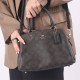 Lillie Cow Leather Handbag Shoulder Bag Crossbody Bag Small Size Women S Dark Brown