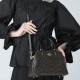 Lillie Cow Leather Handbag Shoulder Bag Crossbody Bag Small Size Women S Dark Brown