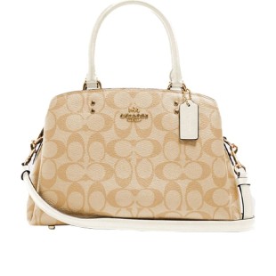 Lillie Coated Canvas With Smooth Leather Handbag Shoulder Bag Crossbody Bag Regular Women S