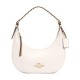 Bailey Refined Pebbled Leather With Smooth Leather Hobo Bag Shoulder Bag Handbag Tubas Women S White