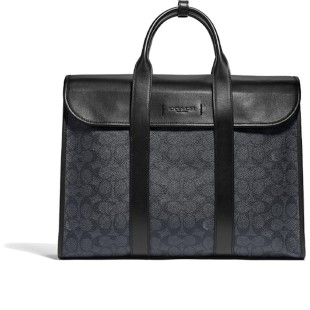 Gotham Coated Canvas With Calfskin Tote Bag Shopping Bag Shoulder Bag Crossbody Bag Handbag Large Men S