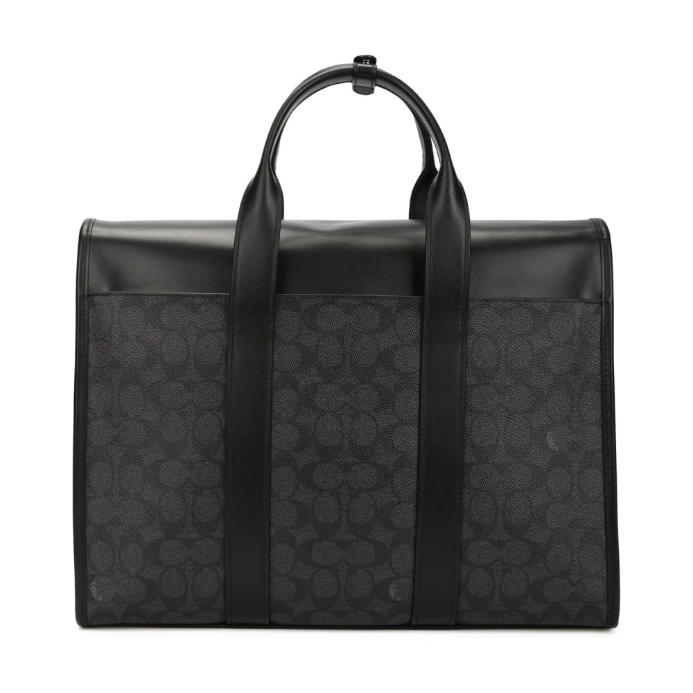 Gotham Coated Canvas With Calfskin Tote Bag Shopping Bag Shoulder Bag Crossbody Bag Handbag Large Men S