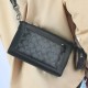 Holden Coated Canvas With Leather Combo Bag Shoulder Bag Crossbody Bag Medium Size Men S Brown Black