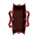 Dempsey Jacquard Fabric With Pebbled Leather Shoulder Bag Crossbody Bag Handbag Tubas Women S Red