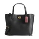 Willow Leather Bucket Bag Tote Bag Shopping Bag Handbag Crossbody Bag Medium Size Women S Black