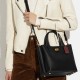 Willow Leather Bucket Bag Tote Bag Shopping Bag Handbag Crossbody Bag Medium Size Women S Black