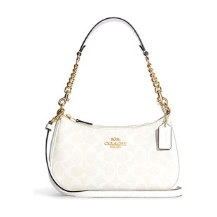 Teri 25 Monogram Shoulder Bag Medium Women S White