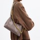 Juliet Cow Leather Portable Crossbody Bag Shoulder Bag Large Women S Ash